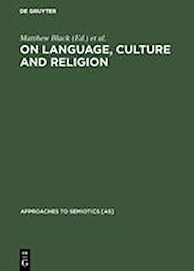 On language, culture and religion