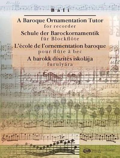 A Baroque Ornamentation Tutor for Recorder