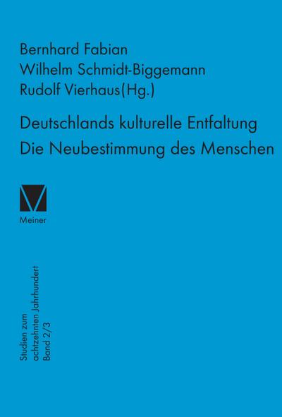 Deutschlands kulturelle Entfaltung 1763-1789