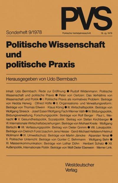 Politische Wissenschaft und politische Praxis