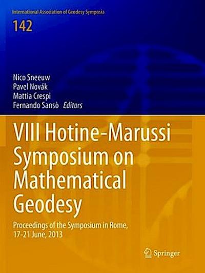 VIII Hotine-Marussi Symposium on Mathematical Geodesy