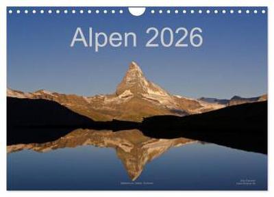 Alpen (Wandkalender 2026 DIN A4 quer), CALVENDO Monatskalender