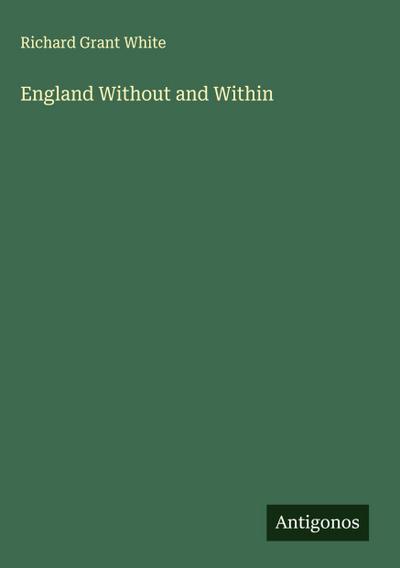 England Without and Within