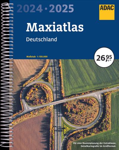 ADAC Maxiatlas 2024/2025 Deutschland 1:150.000
