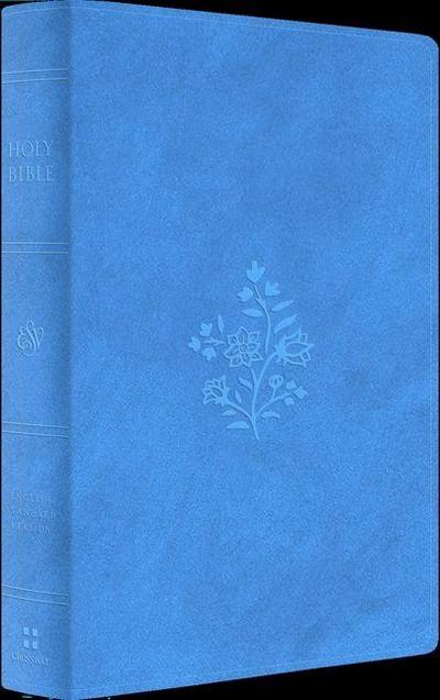 ESV Giant Print Personal Size Bible (Trutone, Nubuck Caramel, Wildflower Design)