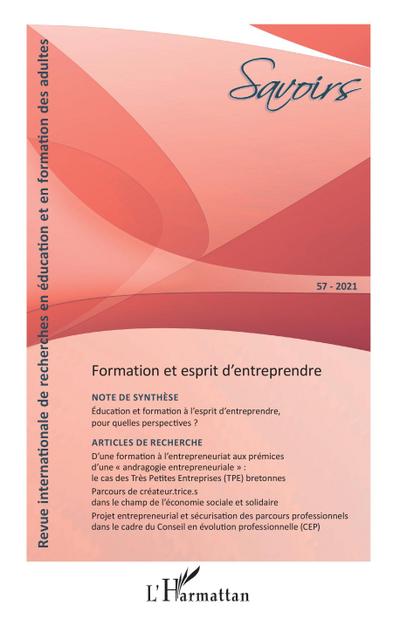 Formation et esprit d’entreprendre