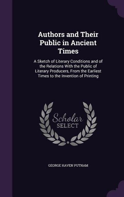 Authors and Their Public in Ancient Times