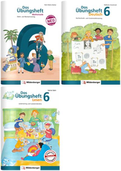 Sicher ins 7. Schuljahr - Sparpaket: Rechnen - Schreiben - Lesen - Grammatik, Klasse 6