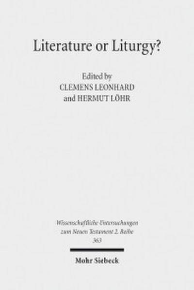 Literature or Liturgy?