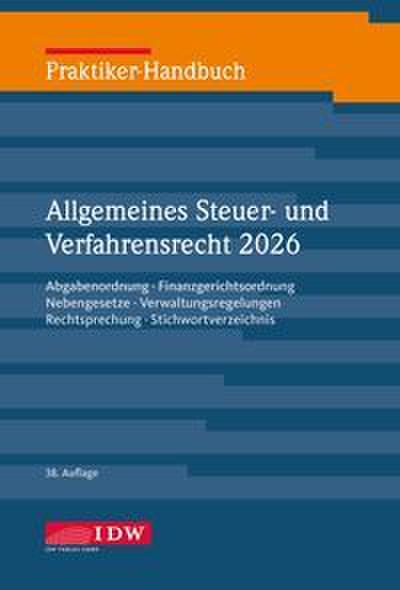 Praktiker-Handbuch Allgemeines Steuer-/Verfahrensrecht 2026