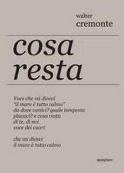 Cosa resta
