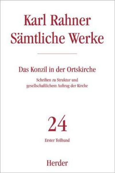 Sämtliche Werke Karl Rahner Sämtliche Werke. Tl.1