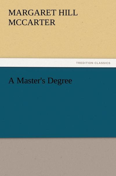 A Master’s Degree