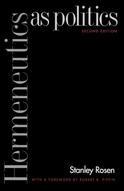 Hermeneutics as Politics