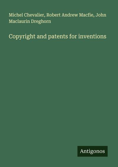 Copyright and patents for inventions