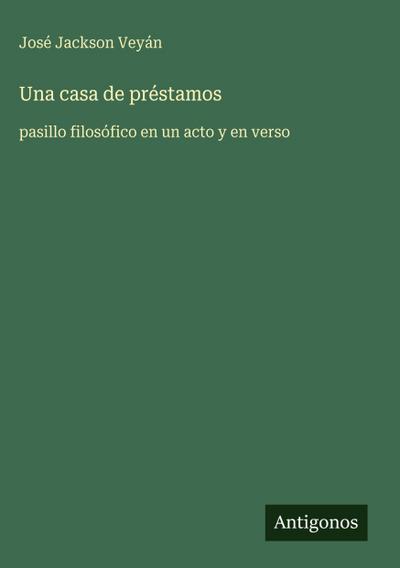 Una casa de préstamos