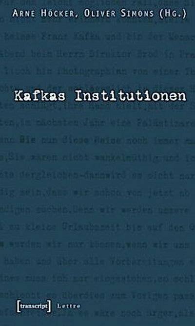 Kafkas Institutionen