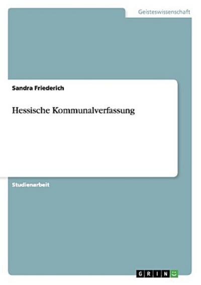 Hessische Kommunalverfassung