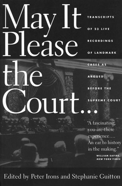 May It Please the Court, w. MP3-CD and Audio-CD