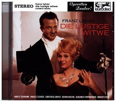 Die lustige Witwe, 1 Audio-CD (Auszüge)