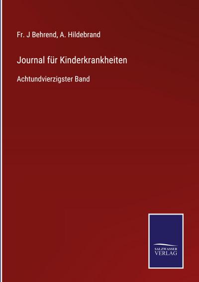 Journal für Kinderkrankheiten