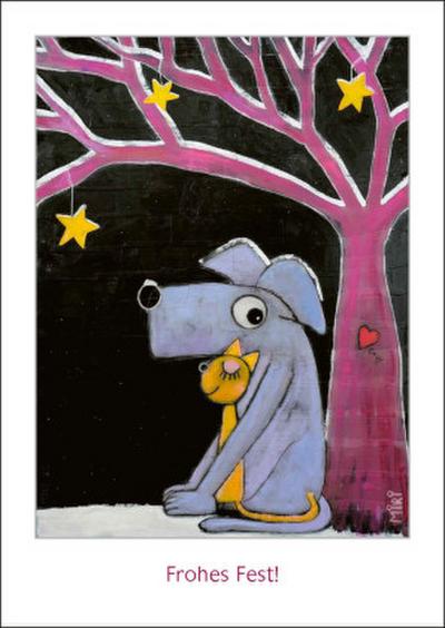 Miri - Frohes Fest! - Briefkarte ohne Umschlag