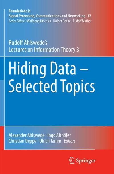 Hiding Data - Selected Topics