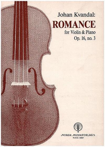 Romance op.16,3for violin and piano
