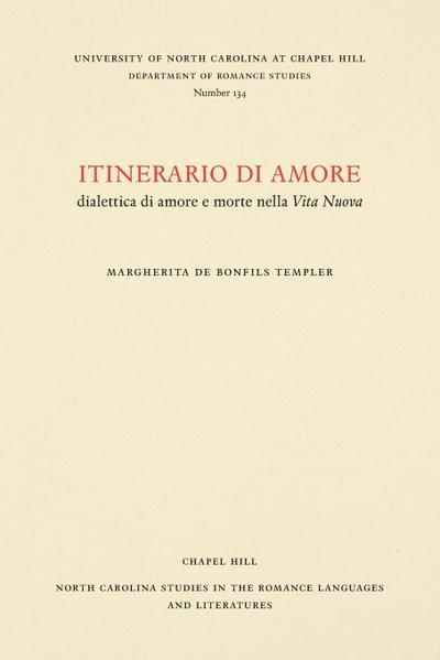 Itinerario di amore - Margherita de Bonfils Templer