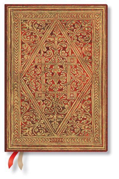Goldener Pfad 12-Monatskalender 2022 Midi Vertikal - Paperblanks