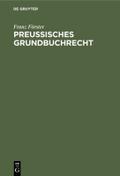 Preußisches Grundbuchrecht