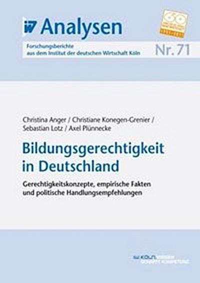 Bildungsgerechtigkeit in Deutschland