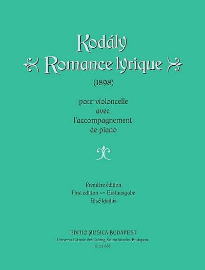 Romance lyrique fürVioloncello und Klavier