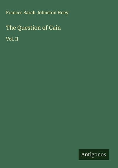 The Question of Cain