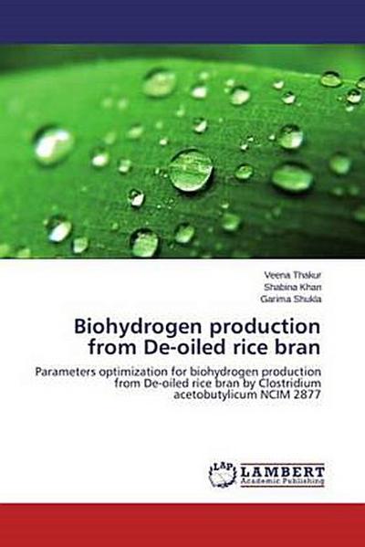 Biohydrogen production from De-oiled rice bran
