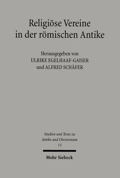 Religiöse Vereine in der römischen Antike