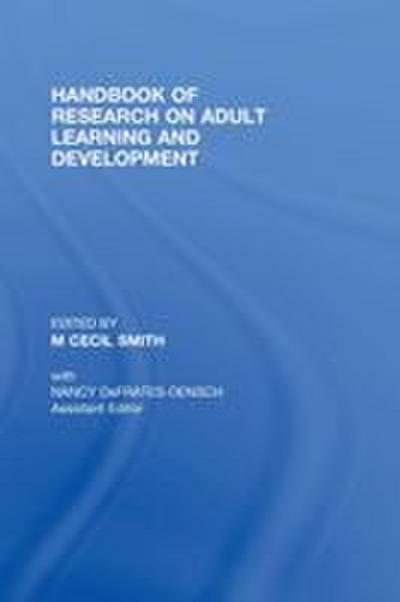 Handbook of Research on Adult Learning and Development