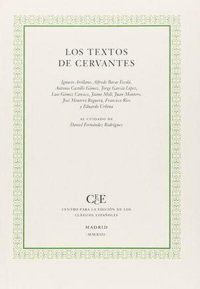 Los textos de Cervantes