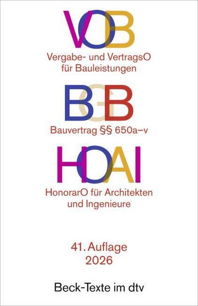 VOB / BGB  / HOAI