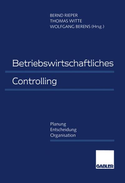 Betriebswirtschaftliches Controlling