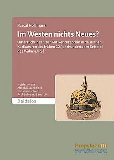 Im Westen nichts Neues?