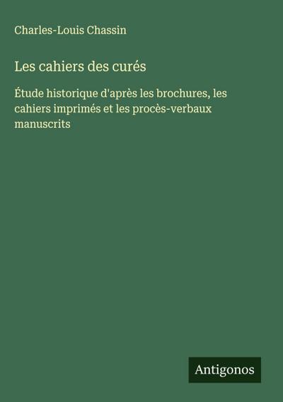 Les cahiers des curés