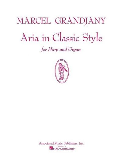 Aria in Classic Style: Organ/Harp Duet