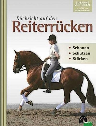 Rücksicht auf den Reiterrücken