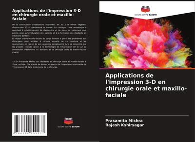 Applications de l’impression 3-D en chirurgie orale et maxillo-faciale