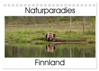 Naturparadies Finnland (Tischkalender 2026 DIN A5 quer), CALVENDO Monatskalender