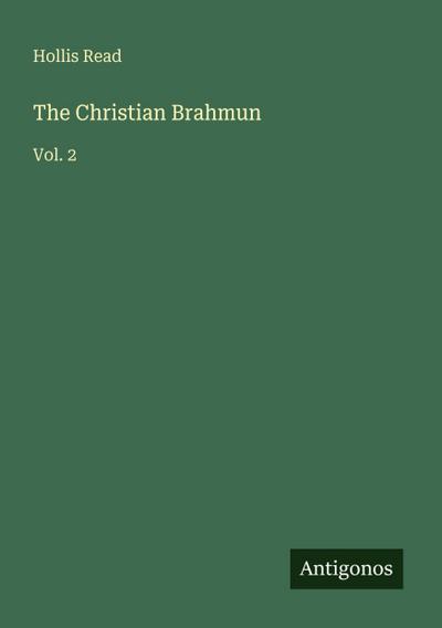 The Christian Brahmun