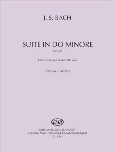 Suite in do minore trascrizione per violoncello solo