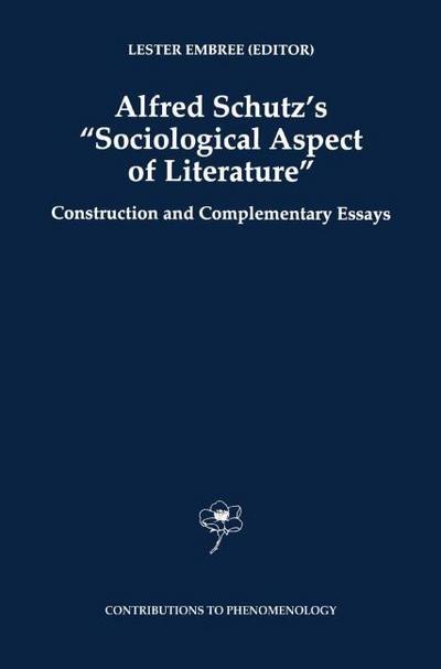Alfred Schutz’s Sociological Aspect of Literature