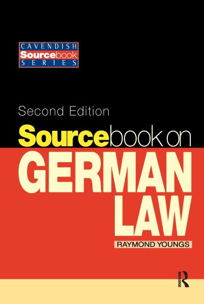 Sourcebook on German Law 2/E